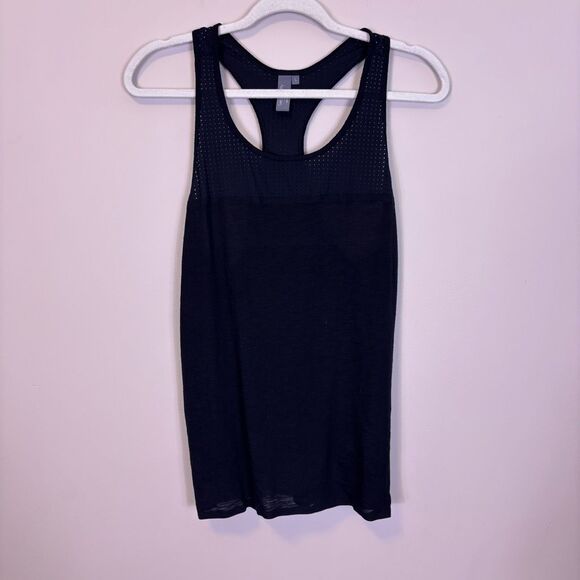 Sweaty Betty Black Perforated Detail Racerback Tank Top Size Large - Picture 1 of 6